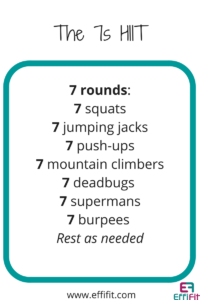 EffiFit the 7s HIIT Workout