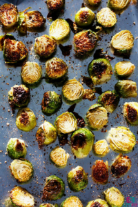 Garlic Roasted Brussel Sprouts