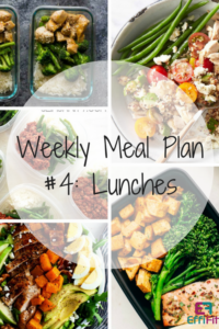 EffiFit Weekly Meal Plan #4- Lunches