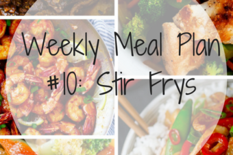 Weekly Meal Plan #10: Quick and Healthy Stir Frys