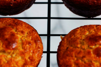 Protein Packed Banana Oatmeal Muffins
