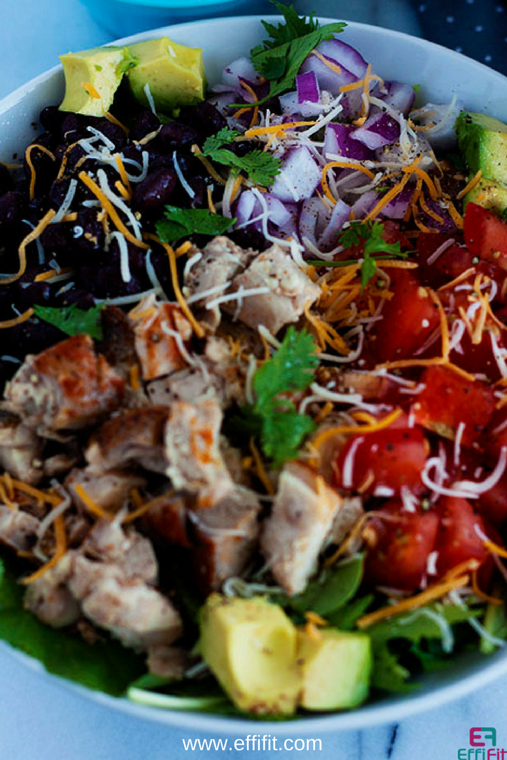 Quick and Healthy Chicken Taco Salad