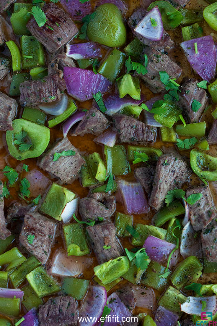 Quick and Easy One Pan Beef Kabobs
