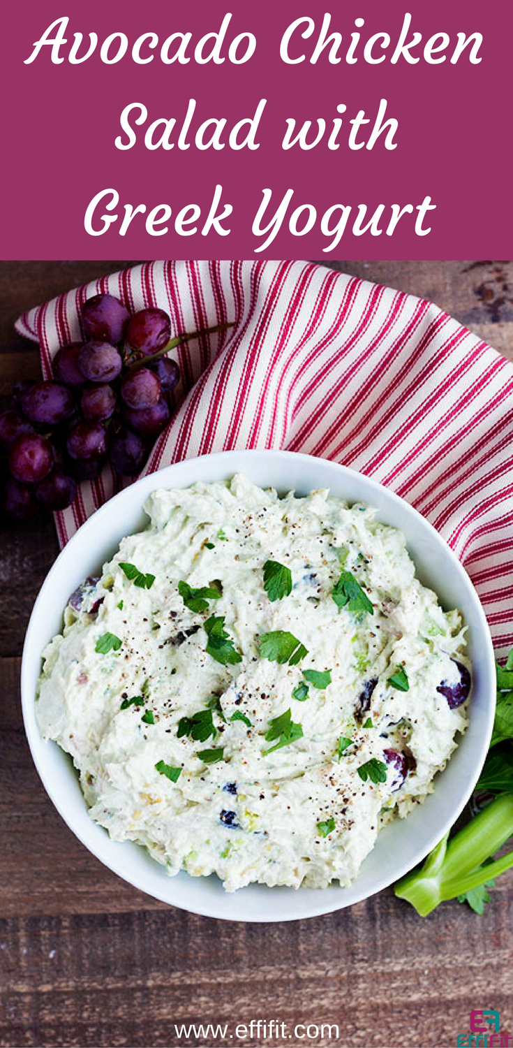 Avocado Chicken Salad with Greek Yogurt