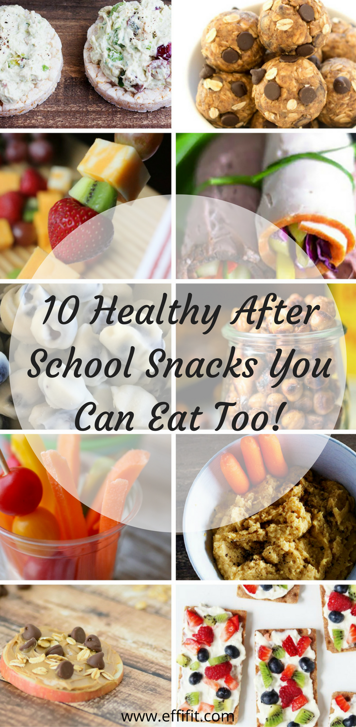Healthy after schools snacks for kids and parents