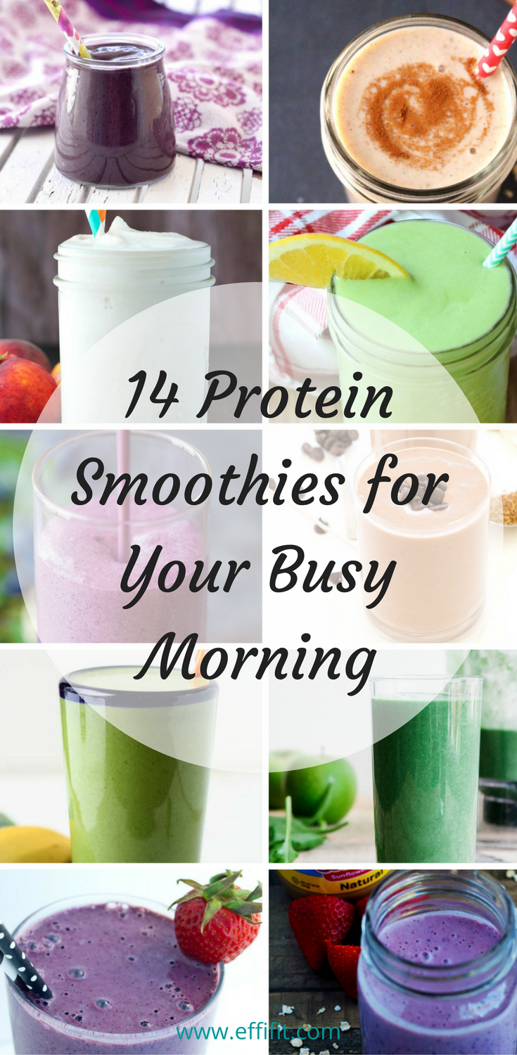 14 Protein Smoothie Recipes for Your Busy Morning