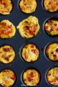 Green Chile Zucchini Egg Muffins for a quick and healthy breakfast