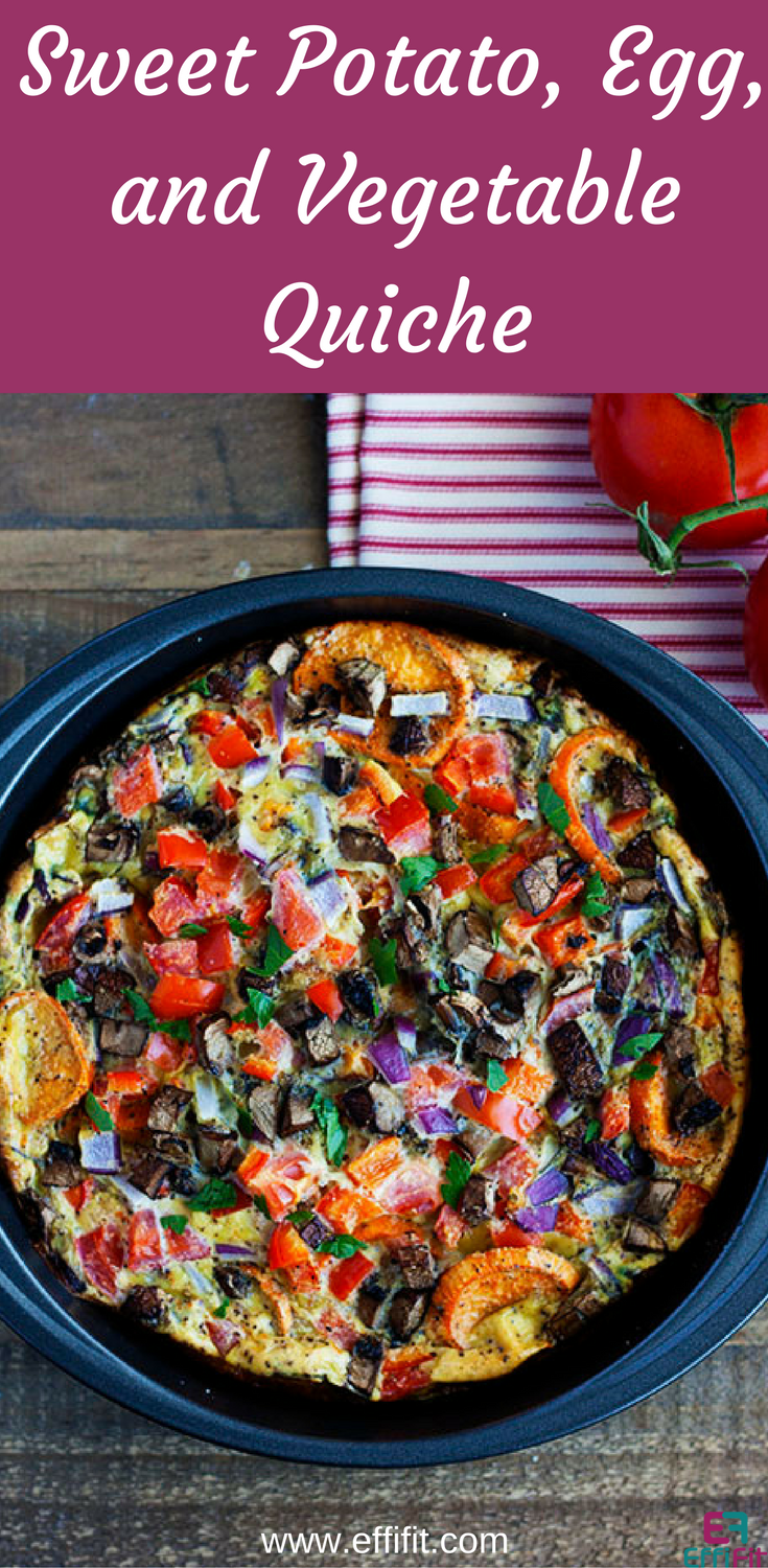 Sweet Potato, Egg, and Vegetable Quiche