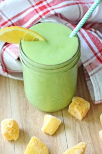 Orange-Mango-Green-Protein-Smoothie- daily smoothie