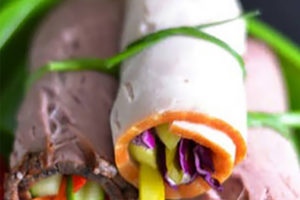 Meaty Veggie Roll Ups