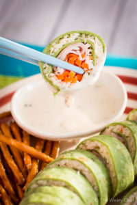 Sushi turkey sandwhich