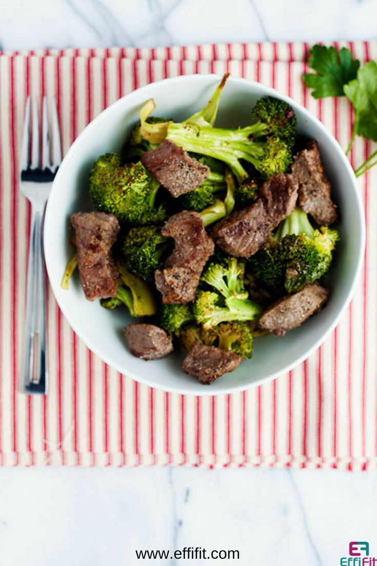 Healthy Sheet Pan Beef and Broccoli for a quick weeknight dinner