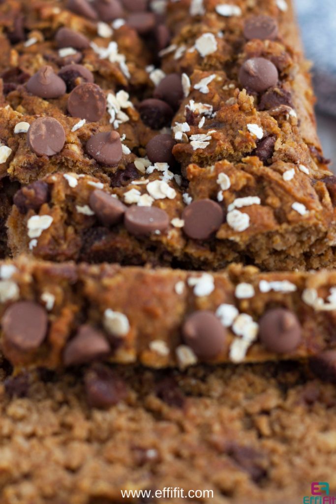 Healthier Pumpkin Chocolate Chip Bread